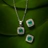 EMERALD DREAMS HALF SET IN S925 SILVER