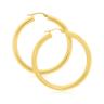 9ct Yellow Gold 32x3mm Polished Hoop Earrings