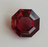 TANZANIAN RED / PINK RHODOLITE GARNET 3.48CT OCTAGON CUT