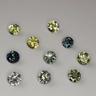 AUSTRALIAN GREEN / TEAL SAPPHIRE APPROX 4MM TO 4.2MM ROUND CUT (UNHEATED)